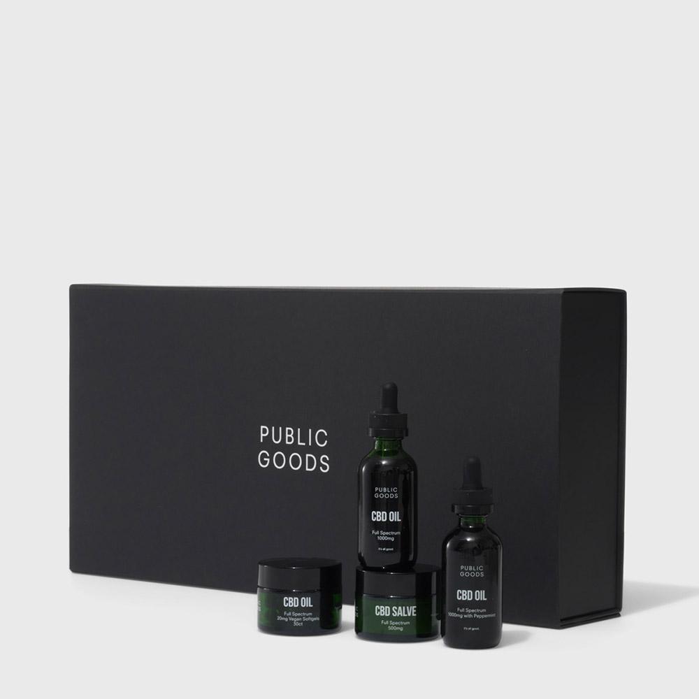 Public Goods Personal Care CBD Gift Set