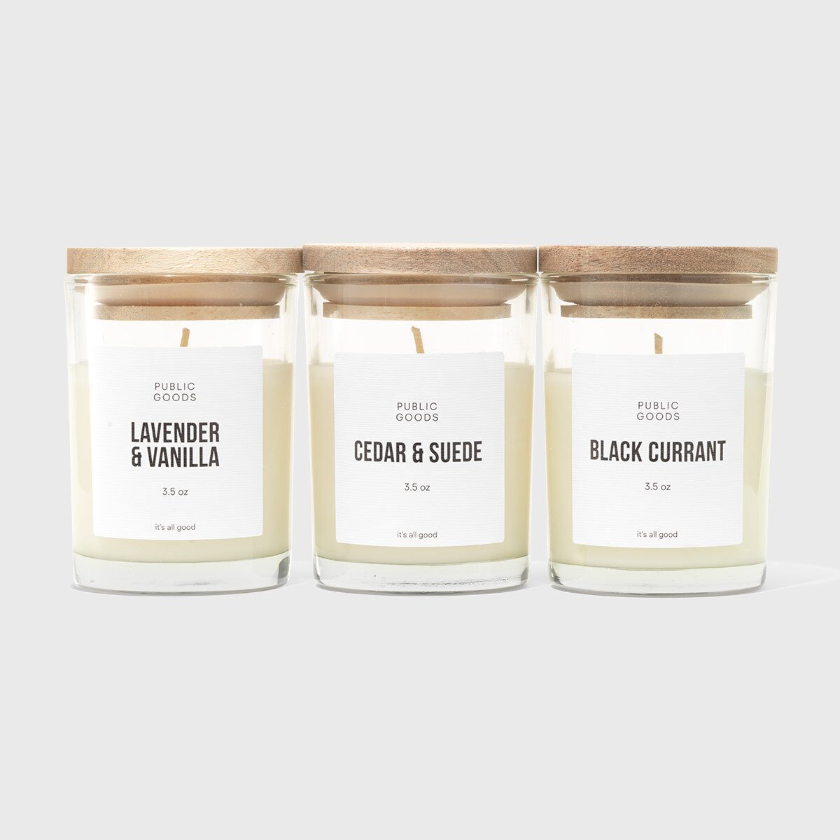 Public Goods Household Candle Set (3.5 oz)