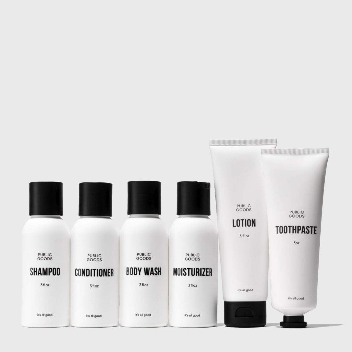 Public Goods Product Set Travel Set