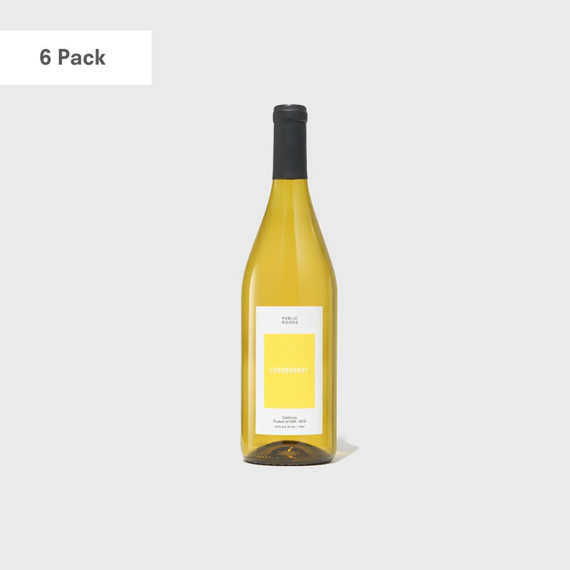 Public Goods Wine Chardonnay 6-Pack