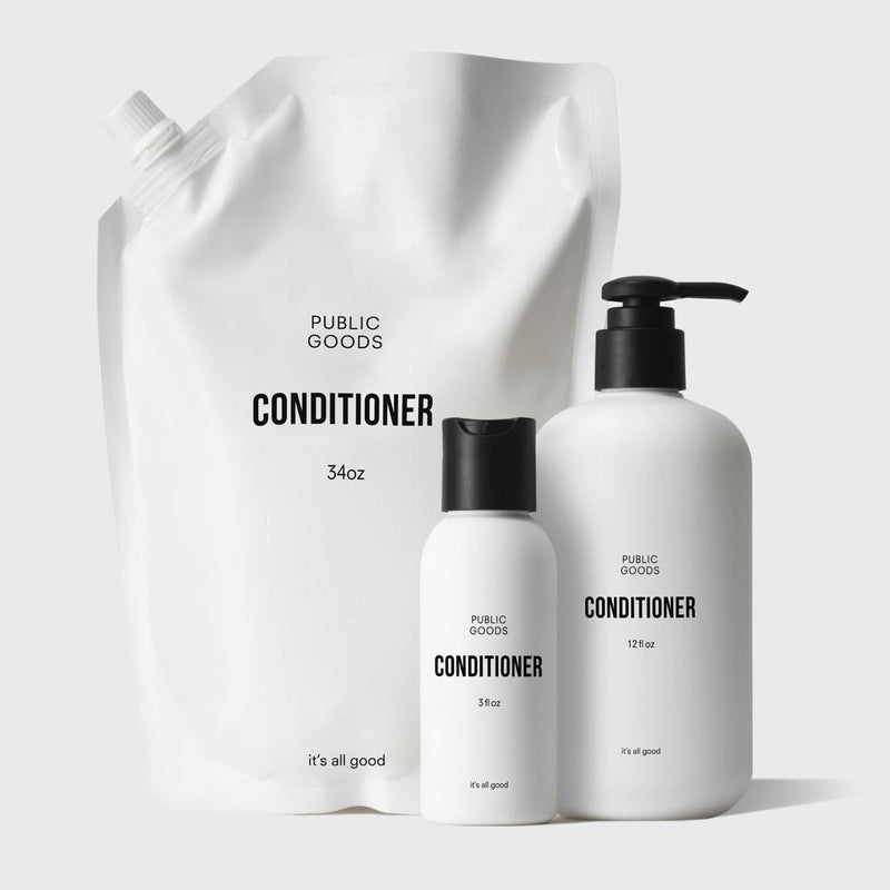 Public Goods Product Set Conditioner Travel + Home Set