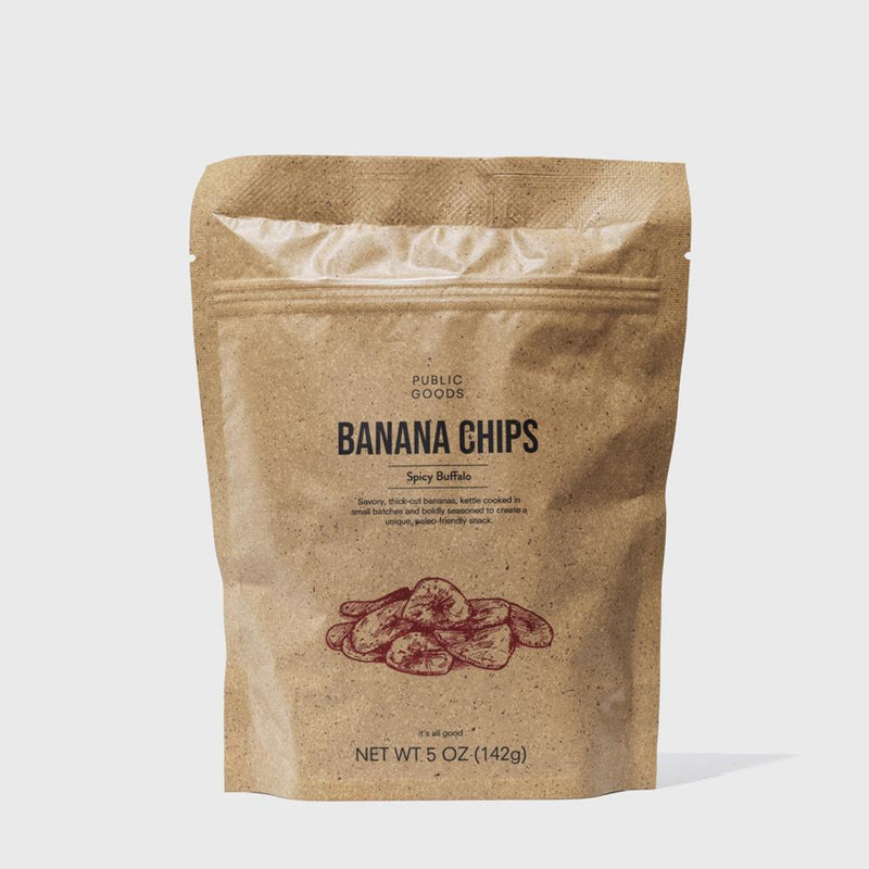 Public Goods Grocery Spicy Buffalo Banana Chips