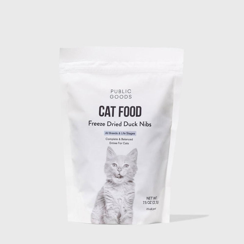 Public Goods Pet Cat Food - Freeze Dried Duck Nibs