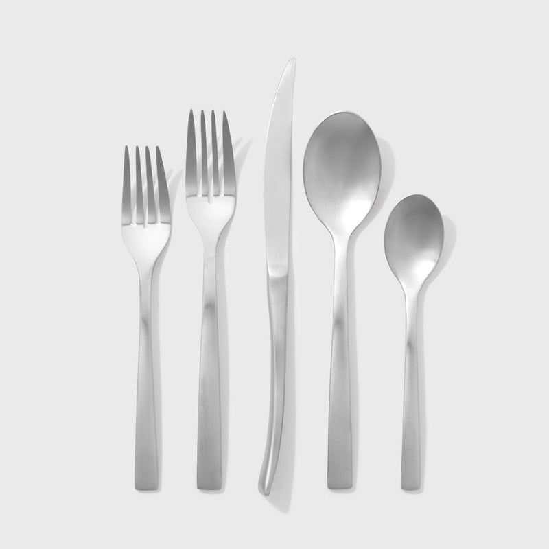 Public Goods Household 18/10 Stainless Steel Forged Flatware Set
