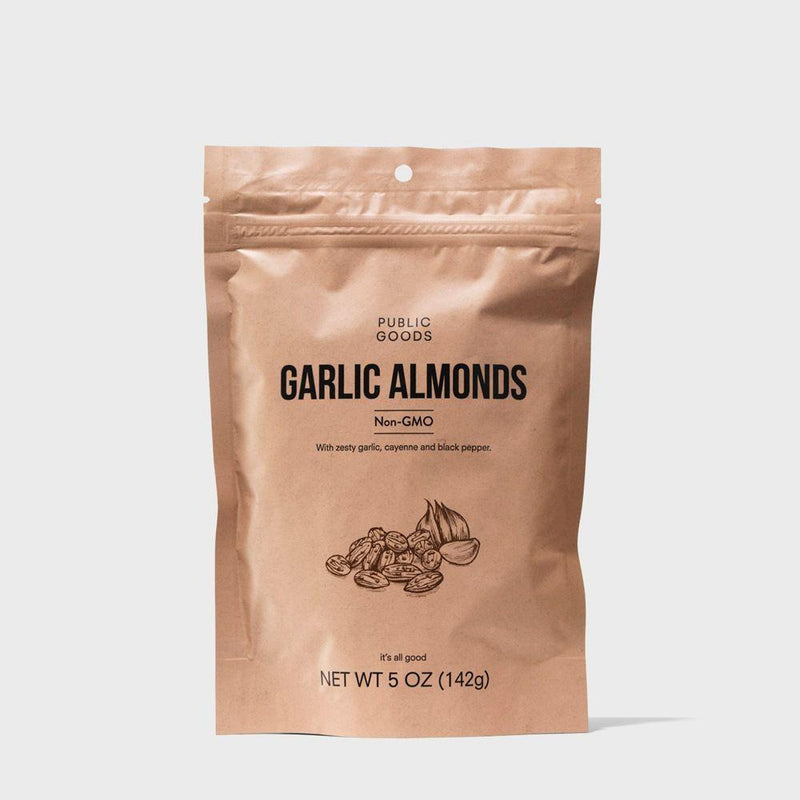 Public Goods Grocery Garlic Almonds