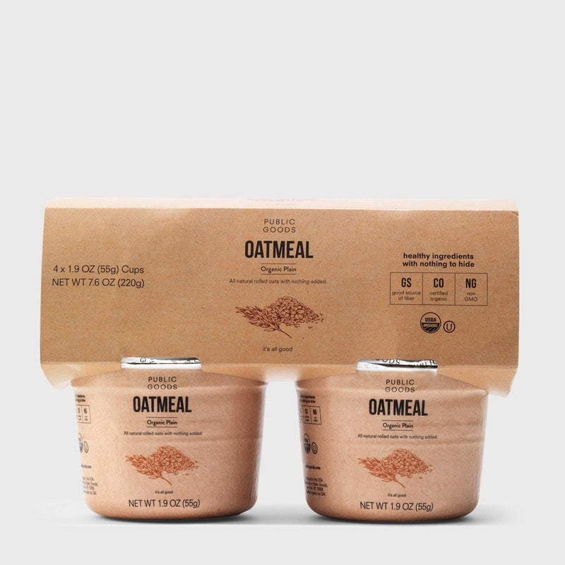 Public Goods Grocery Oatmeal Cups