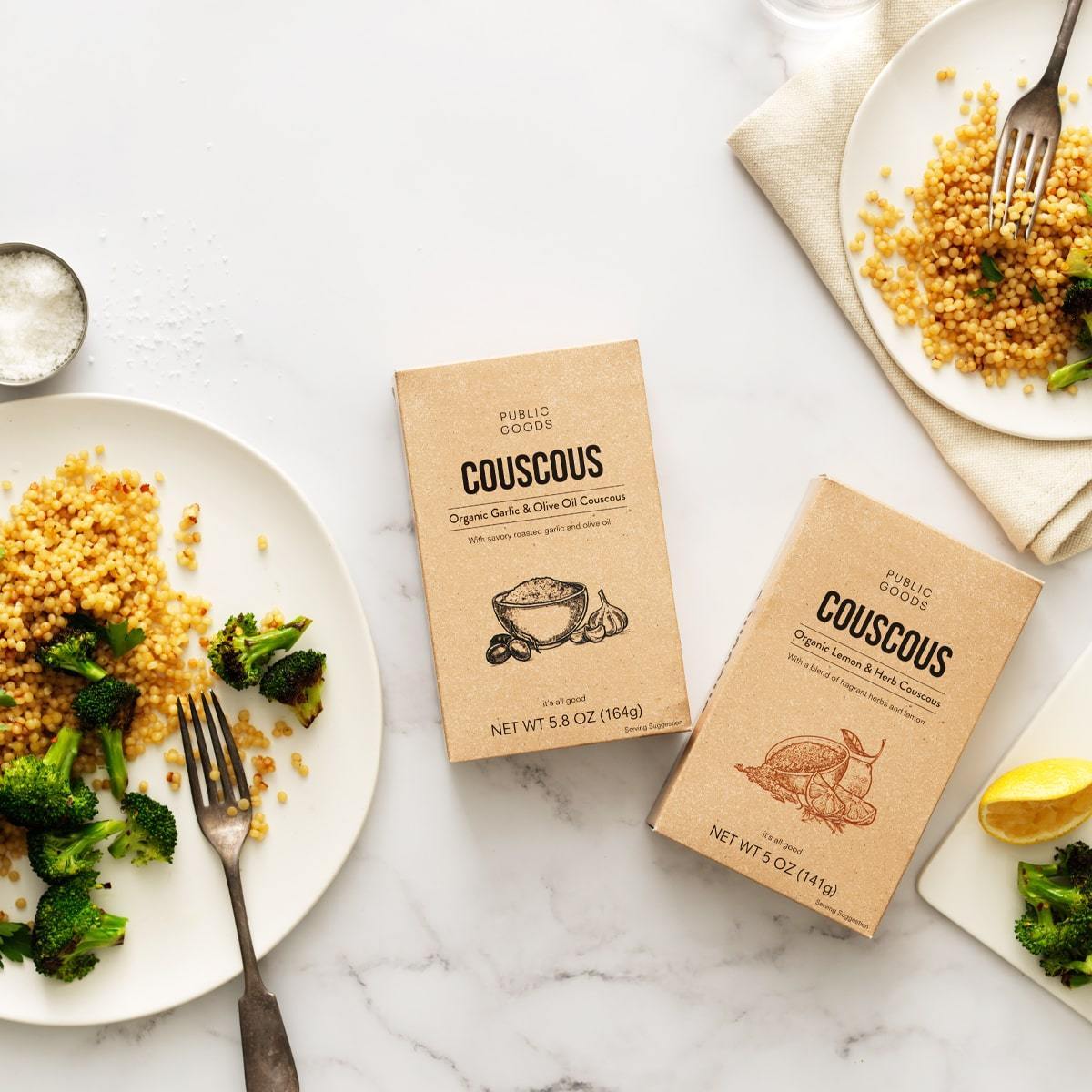 Public Goods Grocery Garlic & Olive Oil Couscous