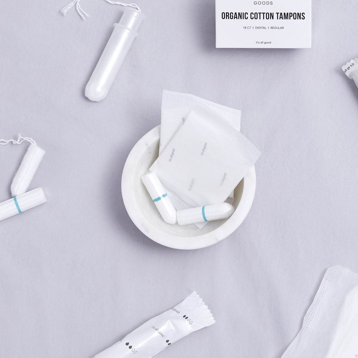 Public Goods Personal Care Applicator Free Cotton Tampons - Regular