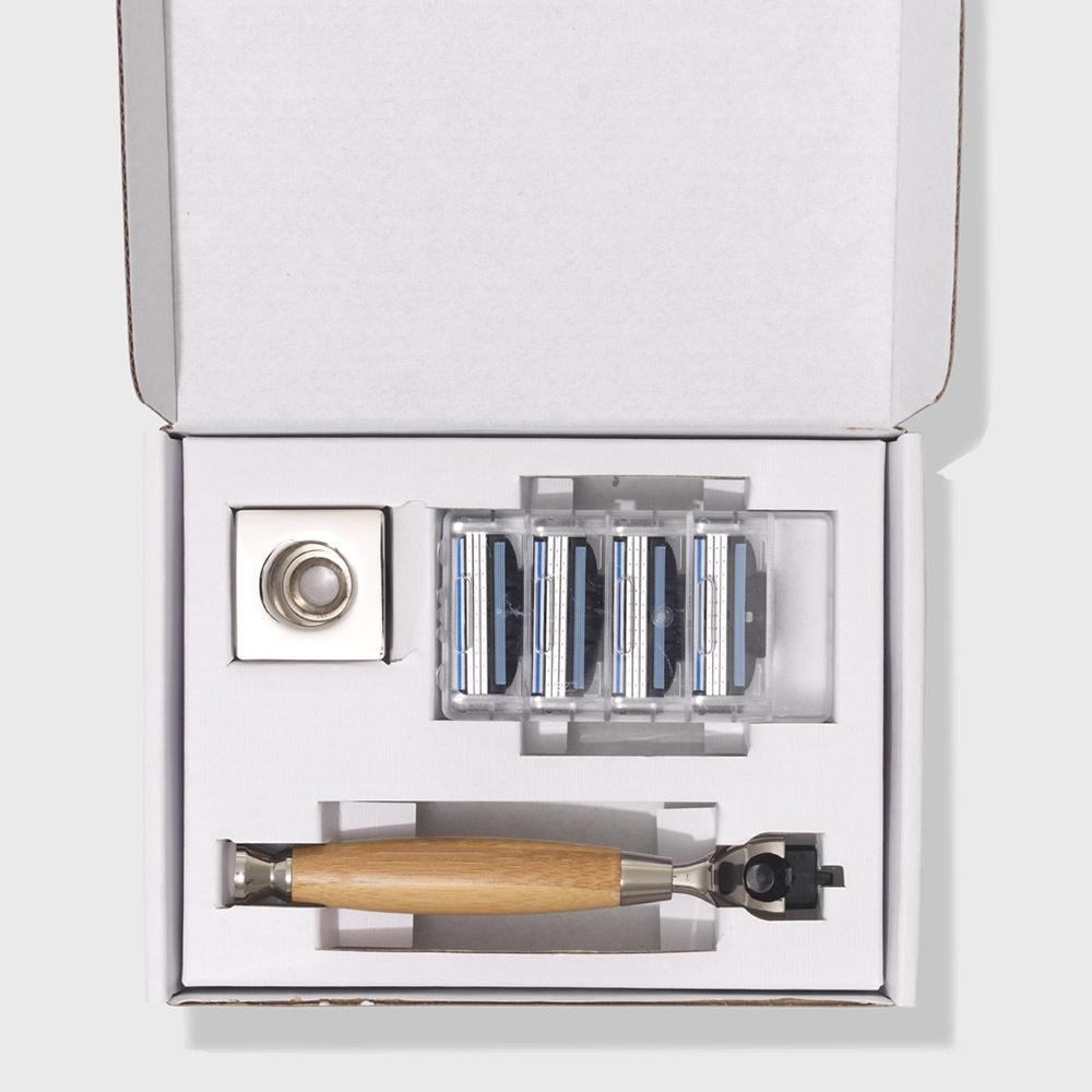 Public Goods Razor w/ Stand and Blades Gift Set