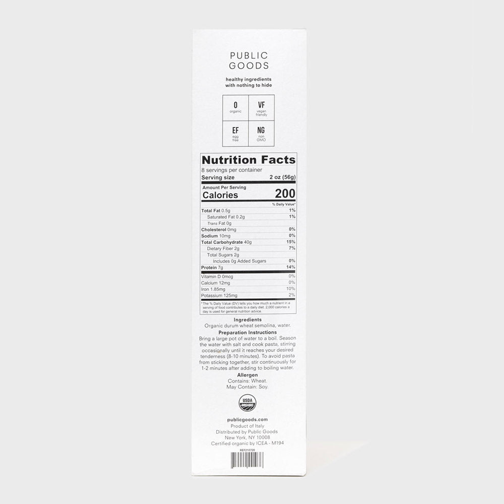 Public Goods Grocery Spaghetti