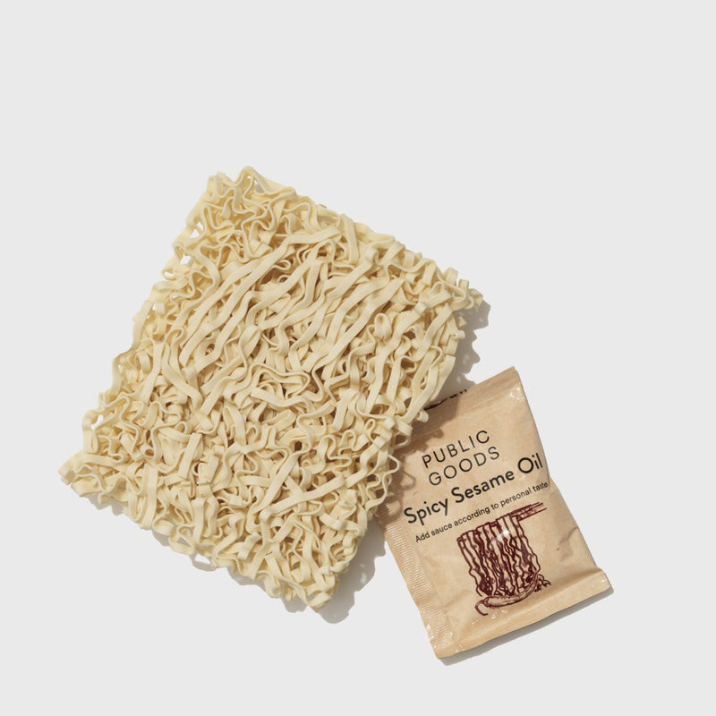 Public Goods Grocery Spicy Sesame Oil Ramen Noodles