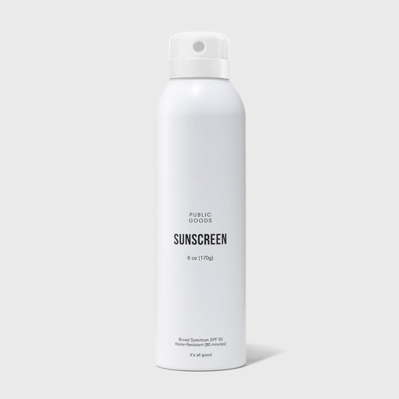 Public Goods Personal Care SPF 50 Spray Sunscreen