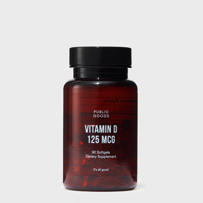Public Goods Supplement Vitamin D 125 mcg